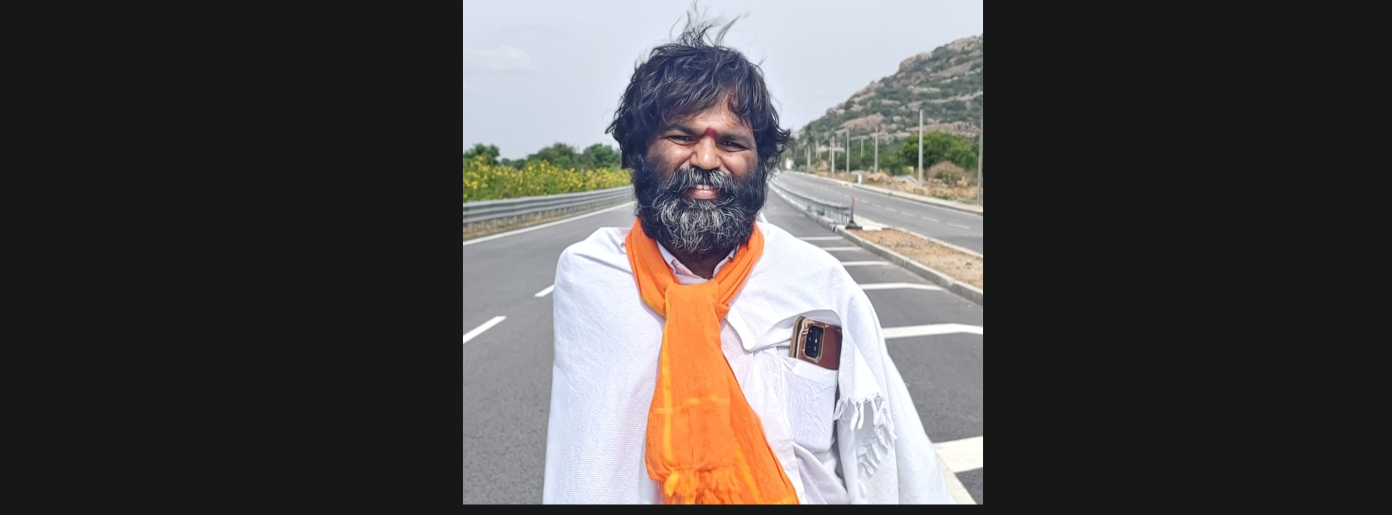 ఎమ్మెల్యే కిషోర్ కుమార్ రెడ్డి గెలుపు కోసం రైతు చింతం వెంకటేశ్వర రెడ్డి మొక్కు ...  
